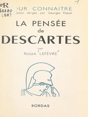 cover image of La pensée existentielle de Descartes
